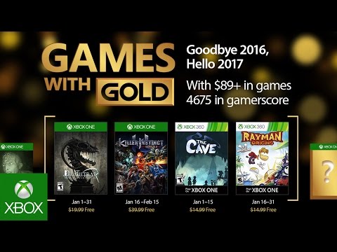 Xbox - January 2017 Games with Gold