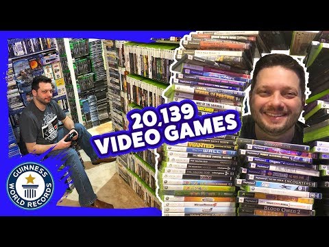 World&#039;s largest collection of videogames! - Guinness World Records