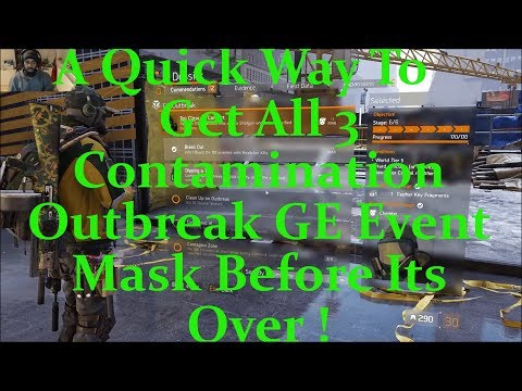 The Fastest Way To Collect All 3 Outbreak GE Event Mask Before It Ends