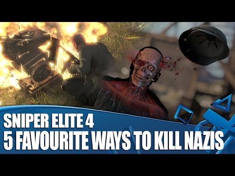 Sniper Elite 4 New Gameplay - Our 5 Favourite Ways To Kill Nazis