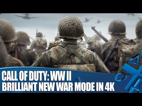 Call Of Duty: WWII First Multiplayer Gameplay - War in 4K