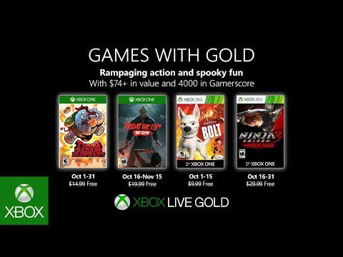 Xbox - October 2019 Games with Gold