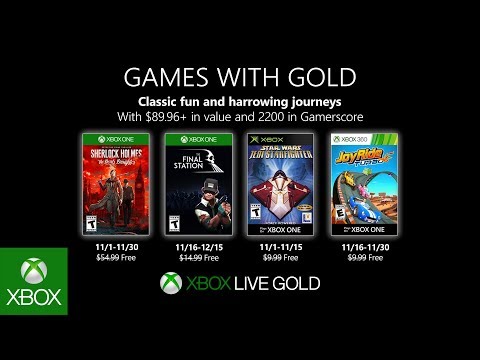 Xbox - November 2019 Games with Gold