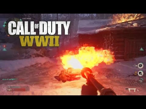 Call of Duty WW2 MULTIPLAYER GAMEPLAY! SNIPING, FLAMETHROWER + MORE! COD WW2