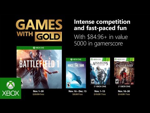 Xbox - November 2018 Games with Gold
