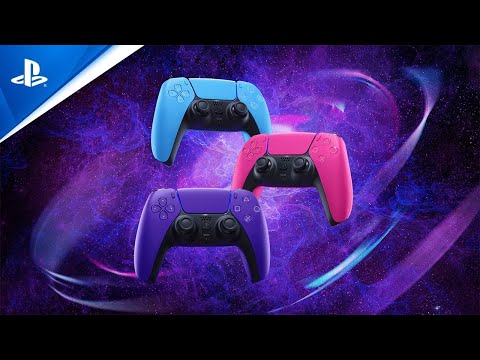 Neue DualSense Wireless Controller - Starlight Blue, Galactic Purple &amp; Nova Pink | PS5