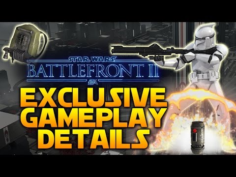 EXCLUSIVE GAMEPLAY DETAILS - Jumppack, Imploder, Hero System, Customization &amp; More! - Battlefront 2