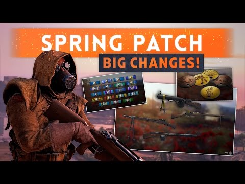 ► SPRING UPDATE PATCH NOTES &amp; NEW FEATURES! - Battlefield 1 (Server Passwords &amp; Level 10 Weapons)