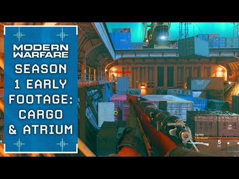 Modern Warfare: NEW Maps Cargo + Atrium (SEASON 1 EARLY GAMEPLAY)