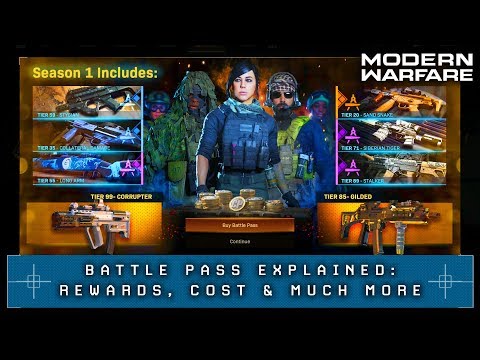 Modern Warfare: BATTLE PASS FULLY EXPLAINED (All 100 Tiers, Cost* &amp; More)