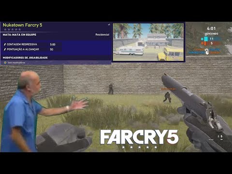 Olha lá Olha só Gameplay no Mapa &quot;Nuketown&quot; do Far Cry 5 - Modo Arcade (Multiplayer) do Far Cry 5