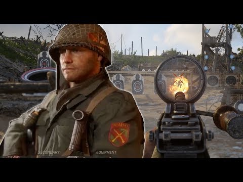 Call of Duty WW2: Testing All The Weapons in The Firing Range - E3 2017