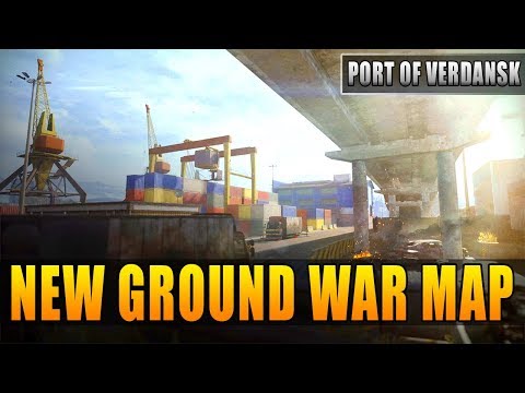Modern Warfare: New Ground War Map (Port of Verdansk Early Gameplay)