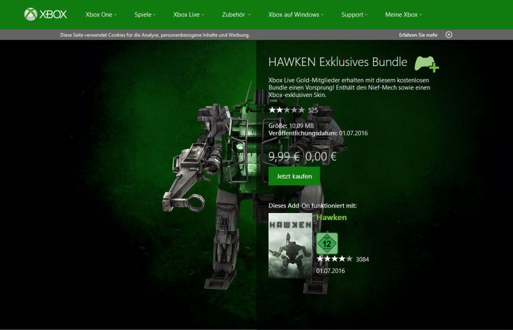 Hawken Exklusives Bundle Kostenlos 